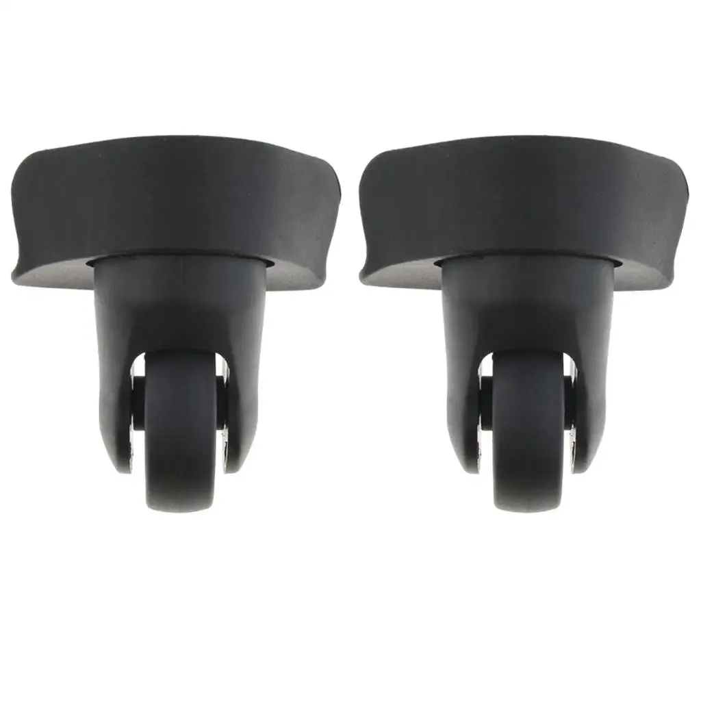 2 Pieces DIY Travel Luggage Left And Right Swivel Coaster Wheels A65-Size S