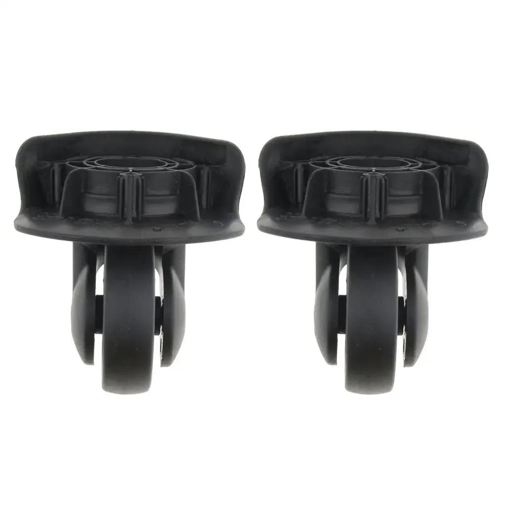 2 Pieces DIY Travel Luggage Left And Right Swivel Coaster Wheels A65-Size S