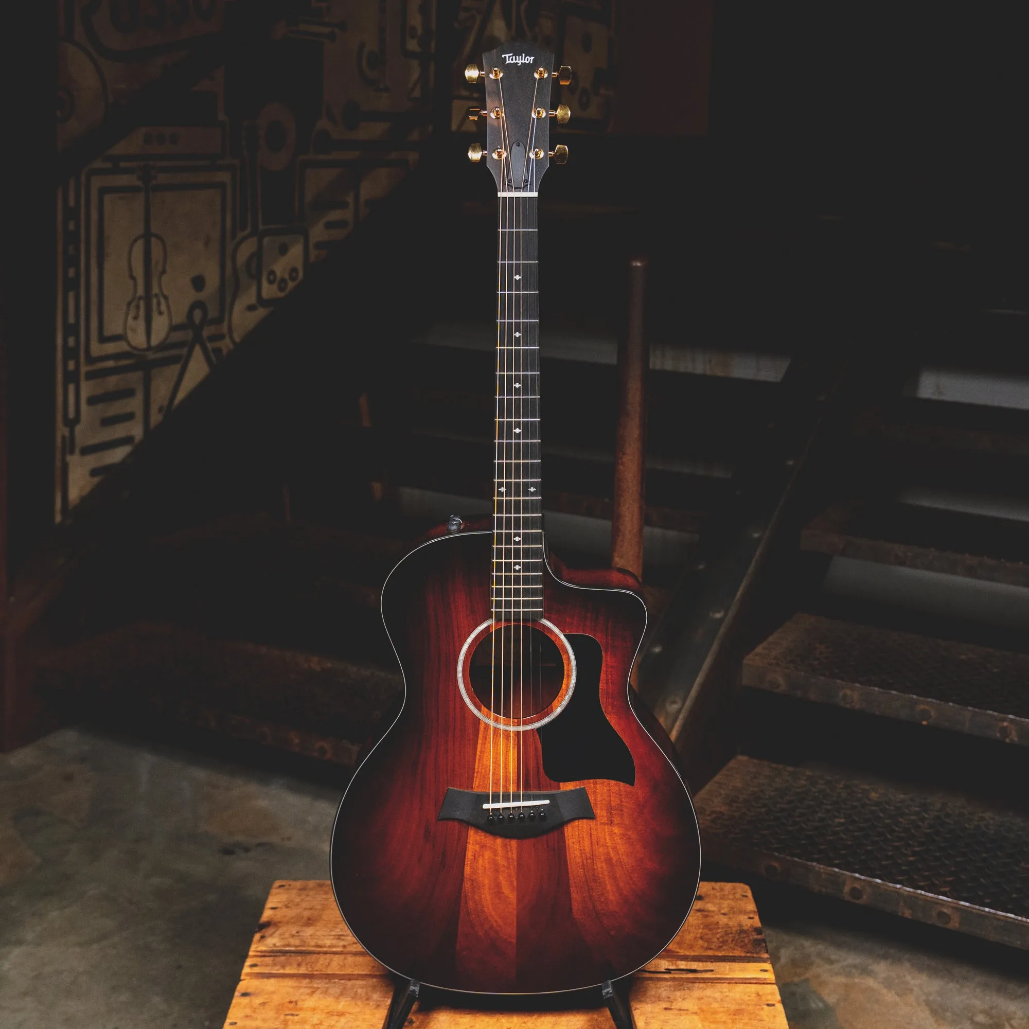 2022 Taylor 224ce-K DLX All-Koa Acoustic-Electric Guitar w/OHSC