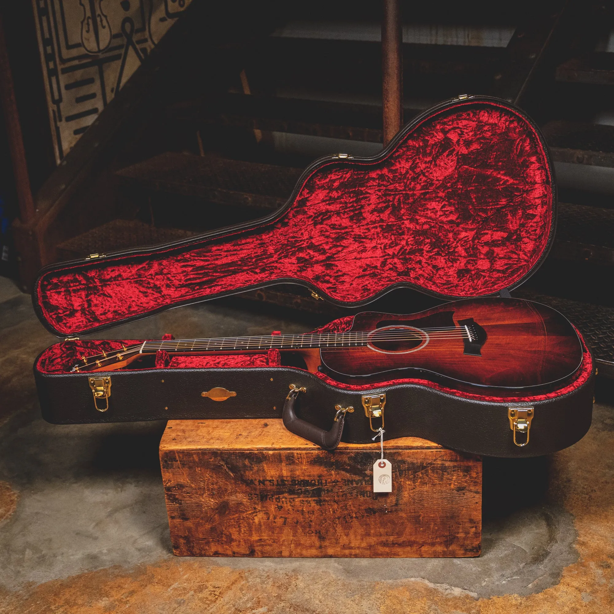 2022 Taylor 224ce-K DLX All-Koa Acoustic-Electric Guitar w/OHSC