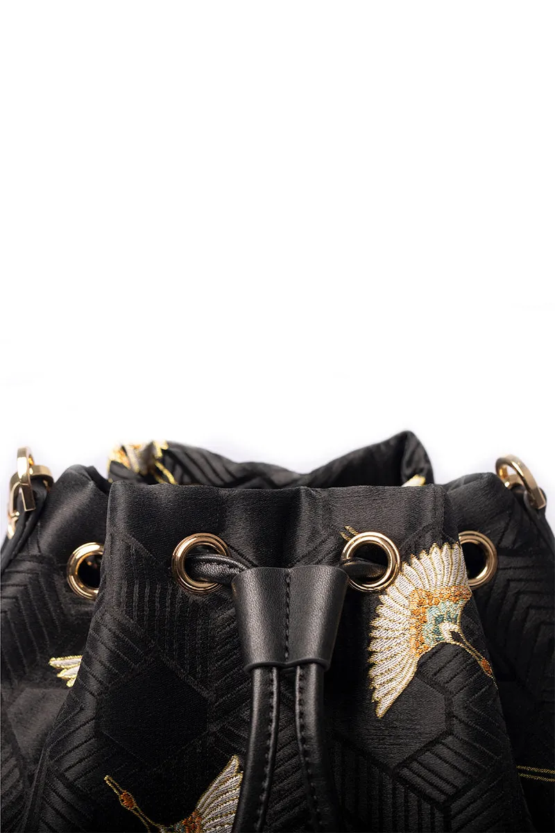 Aiviin | Black Wonder Woman Bucket Bag