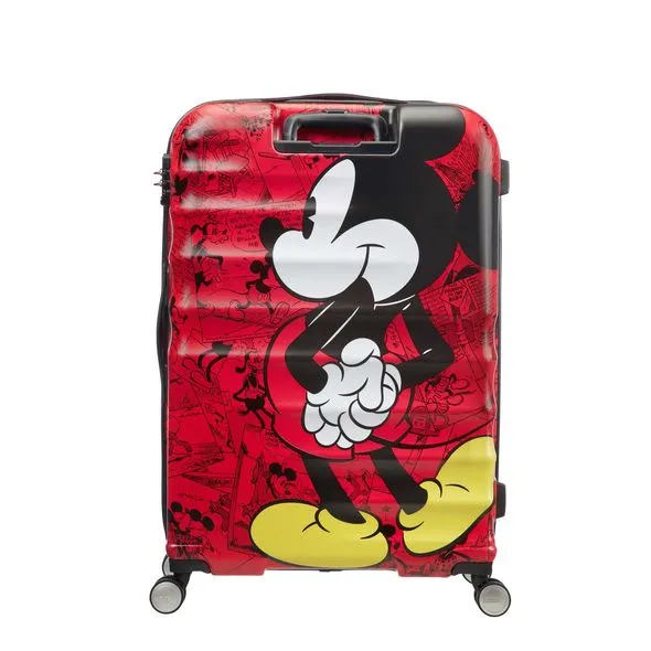American Tourister WAVEBREAKER-DISNEY MICKEY RED 25" SPINNER MEDIUM