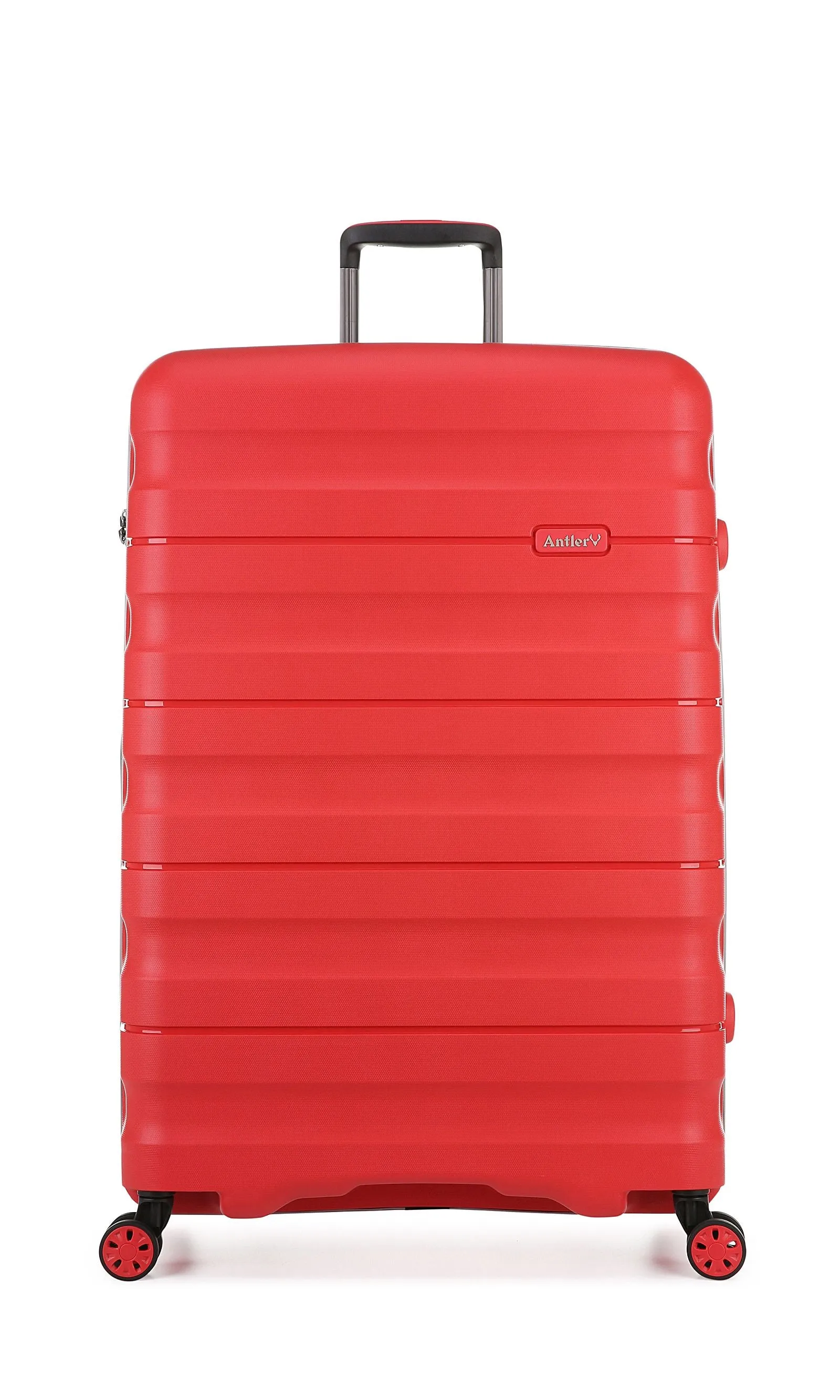 Antler – Lincoln Large 80cm Hardside 4 Wheel Suitcase – Red