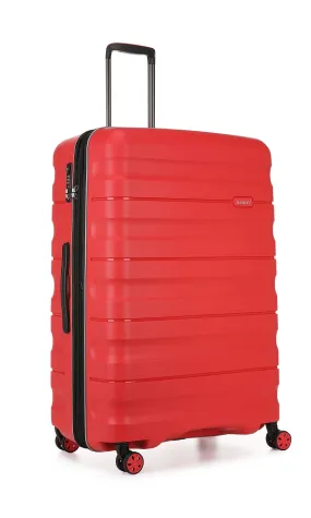 Antler – Lincoln Large 80cm Hardside 4 Wheel Suitcase – Red