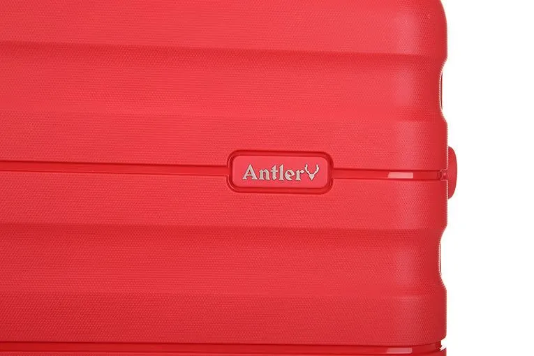Antler – Lincoln Large 80cm Hardside 4 Wheel Suitcase – Red