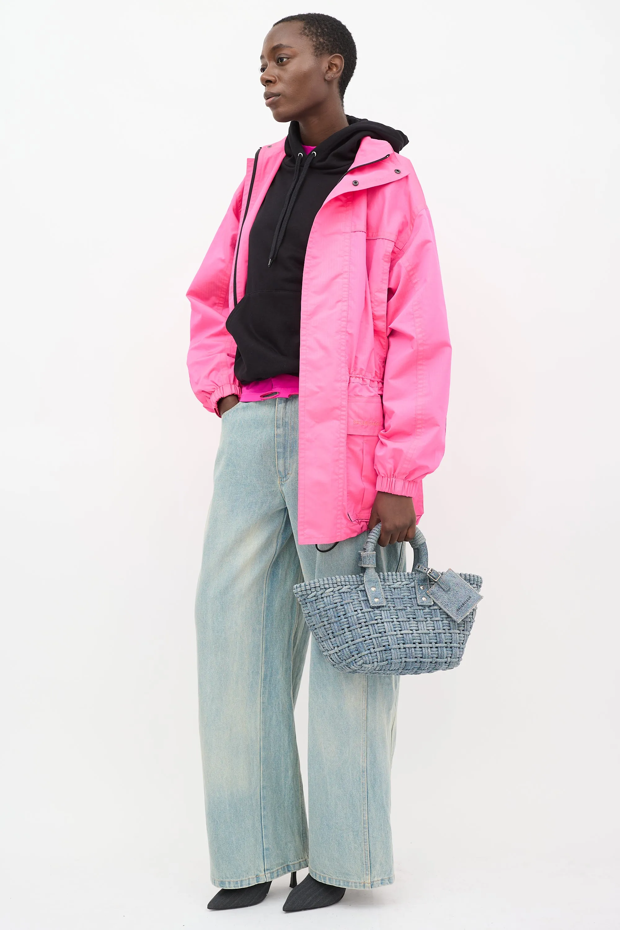 Blue Denim Bistro XS Basket Bag