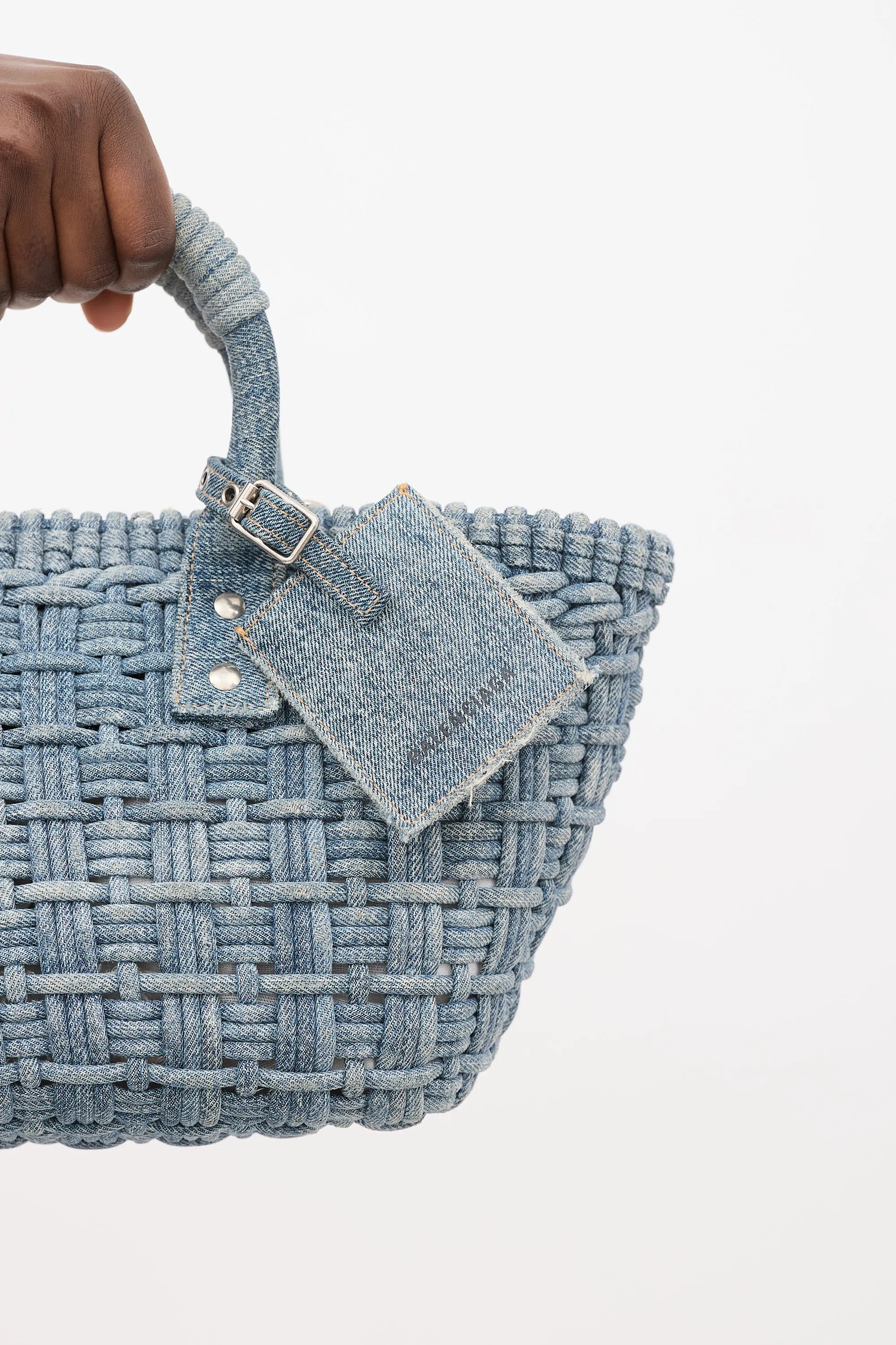 Blue Denim Bistro XS Basket Bag