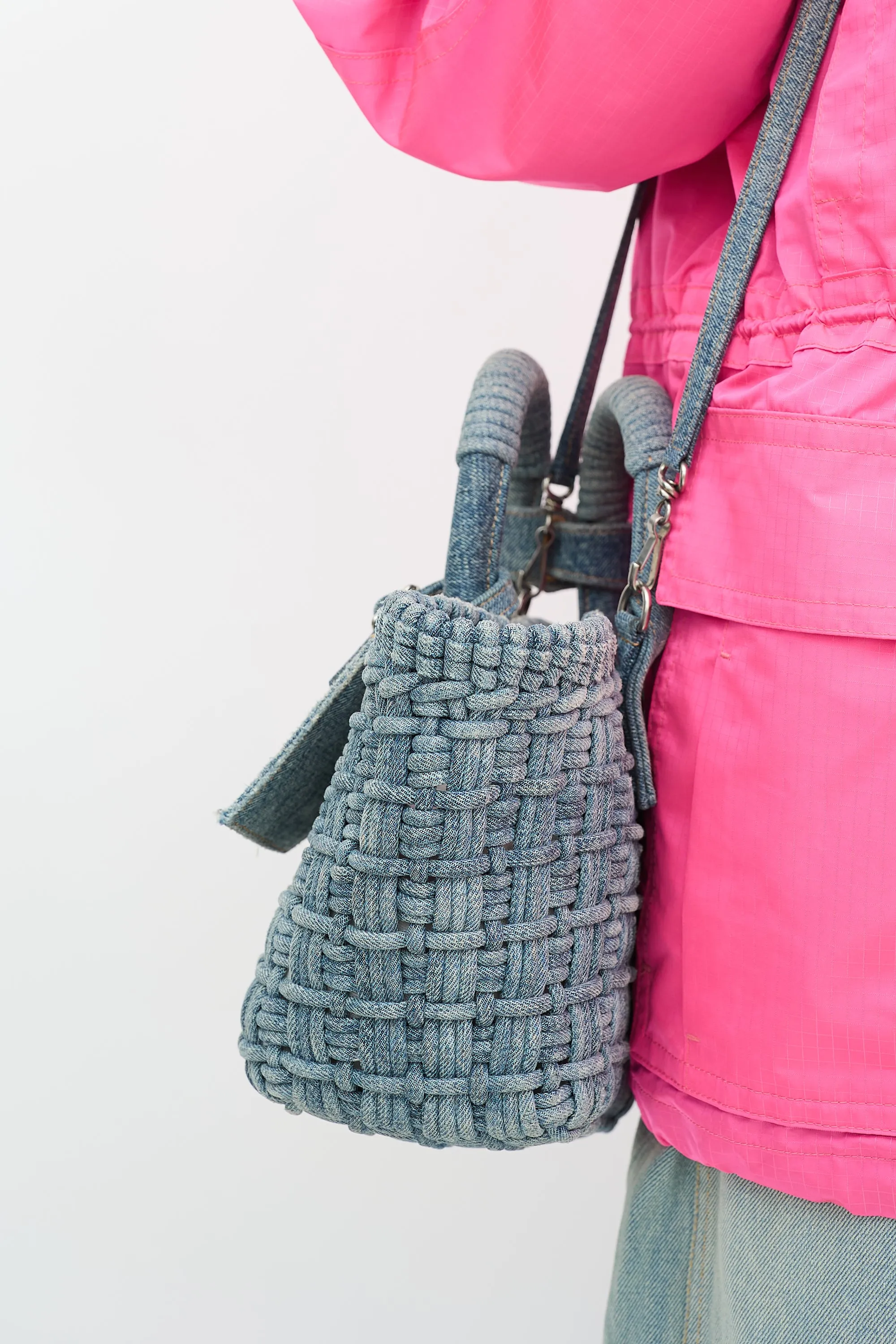 Blue Denim Bistro XS Basket Bag