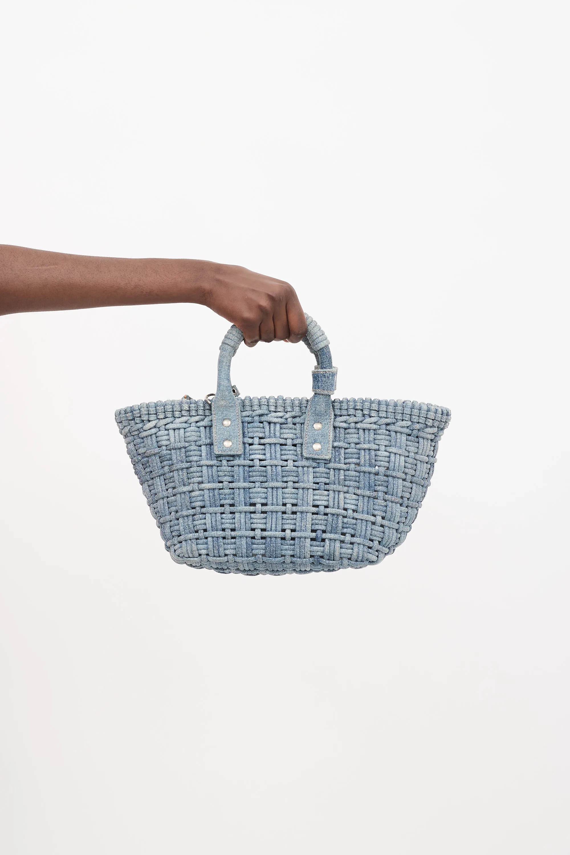 Blue Denim Bistro XS Basket Bag