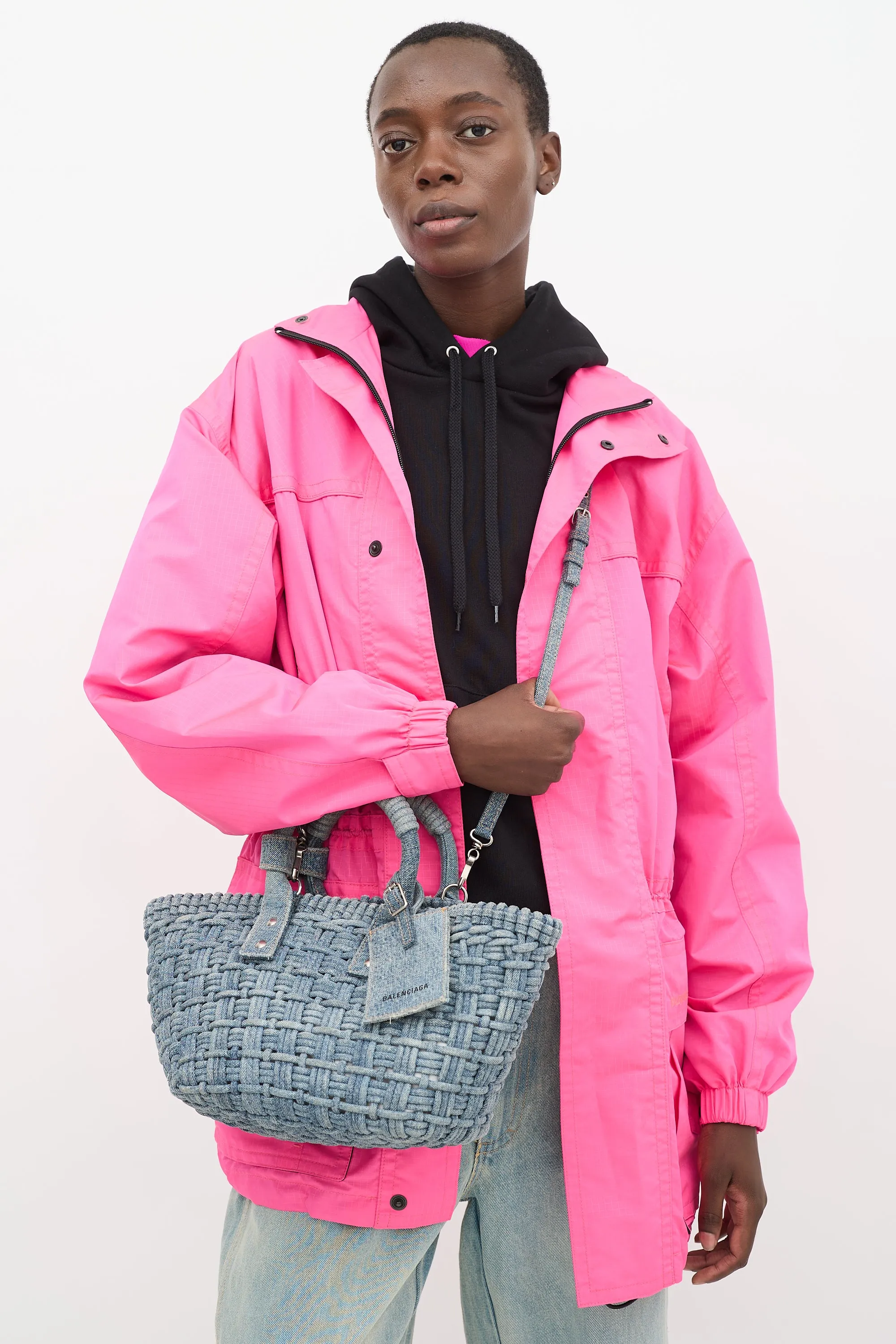 Blue Denim Bistro XS Basket Bag