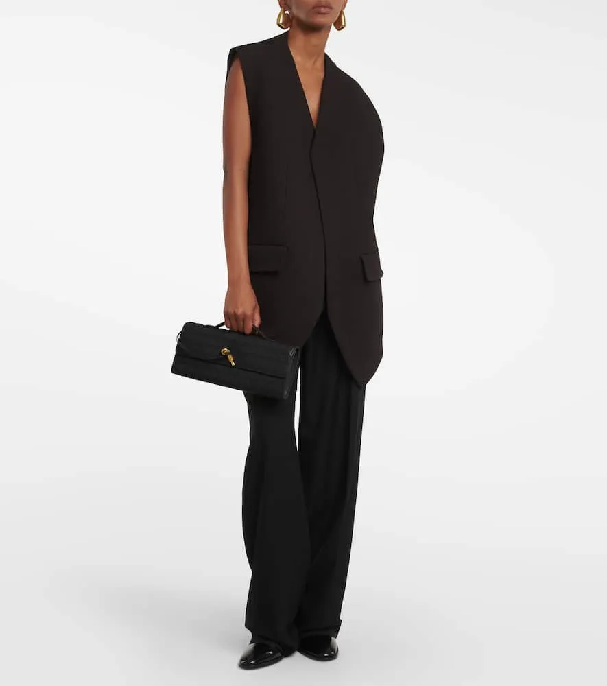 Bottega Veneta Andiamo Intrecciato leather clutch
