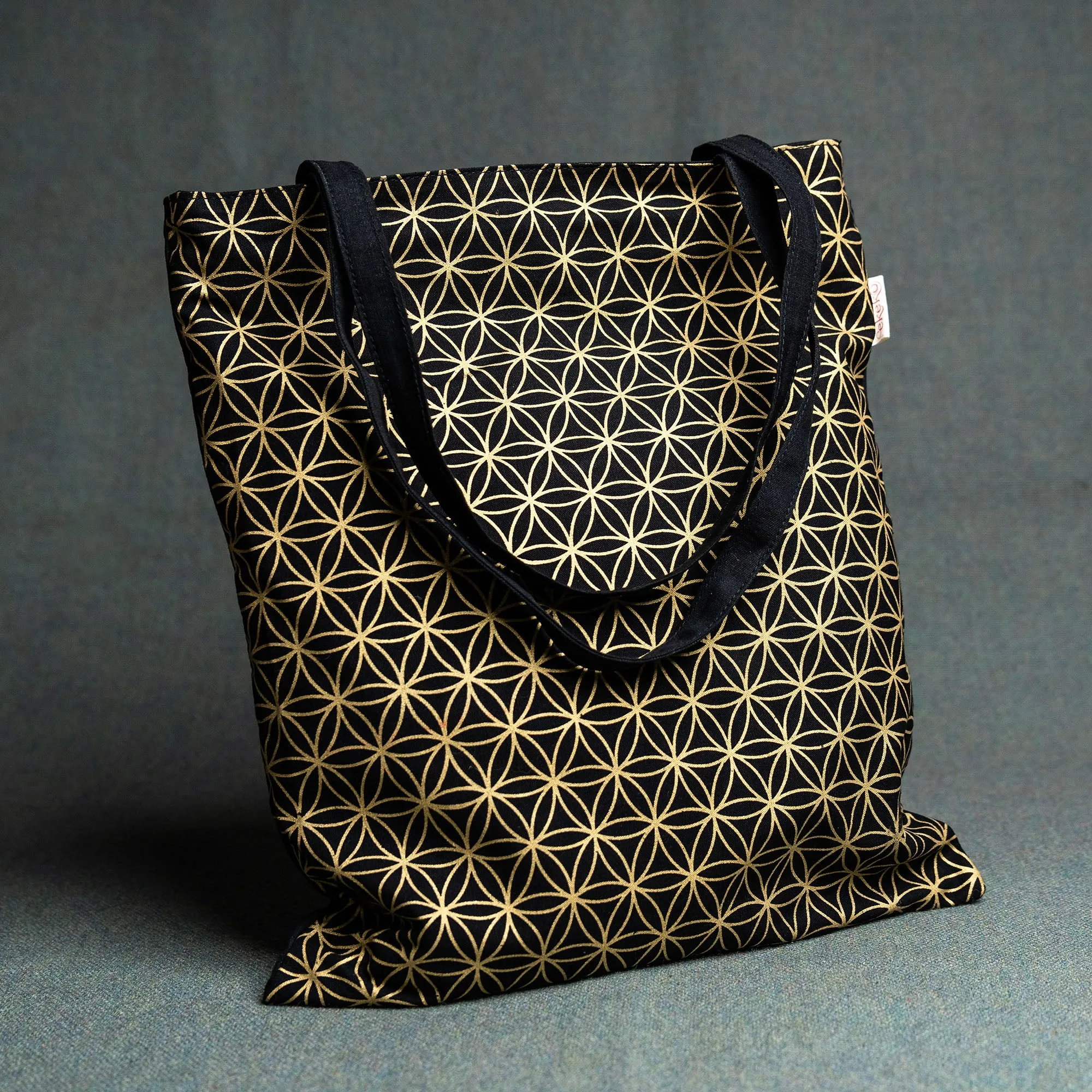 Brigid Tote Bag - Flower of Life Print