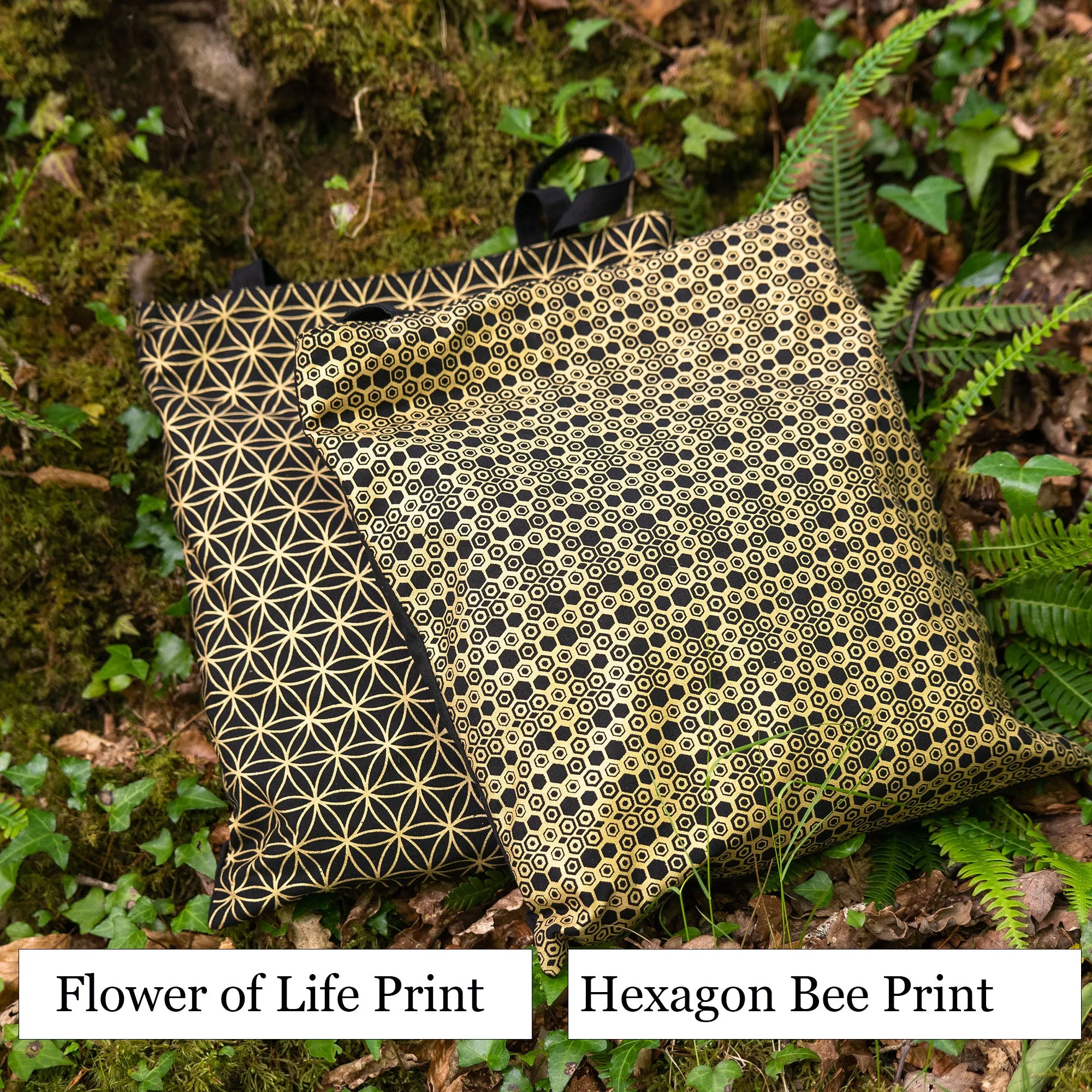 Brigid Tote Bag - Flower of Life Print