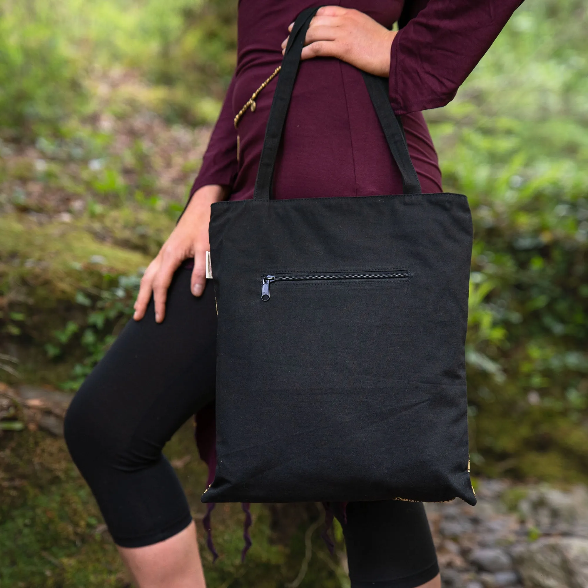 Brigid Tote Bag - Flower of Life Print