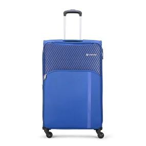 Carlton Striker Plus 79cm 4 Wheel Soft Trolley Blue, STRIKERPLUS79BLU