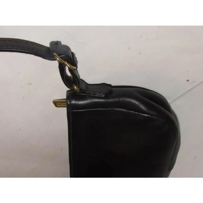 Coach Vintage Pursesdesigner Purses Black Buttery Soft Leather Hobo Bag
