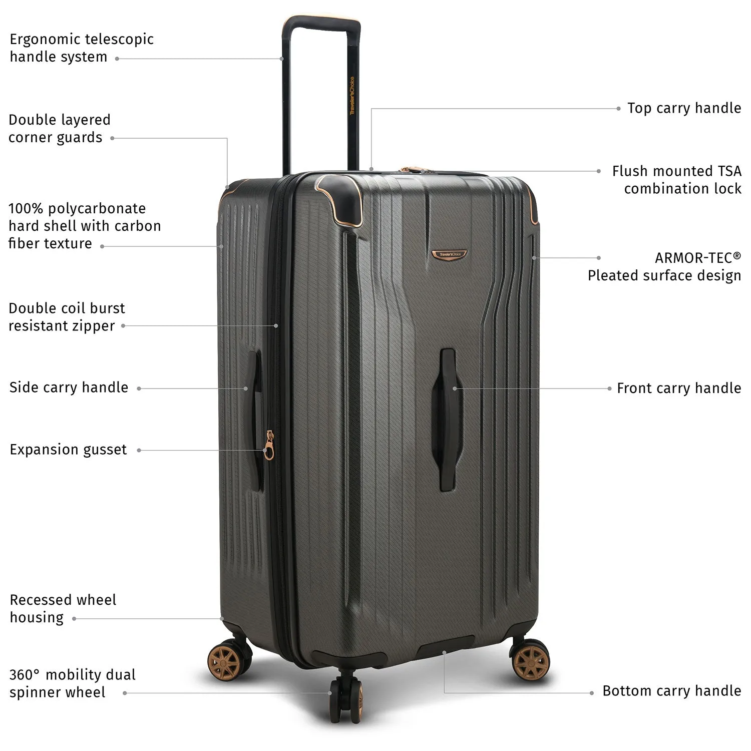 Continent Adventurer Large Trunk