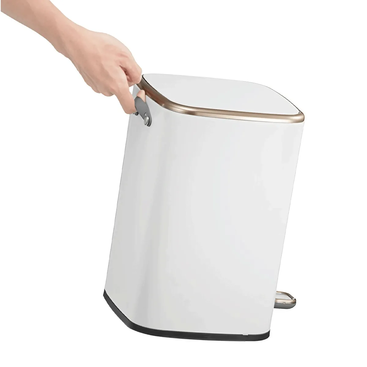 Cubo Stainless Steel Rectangle Step Bin 6L