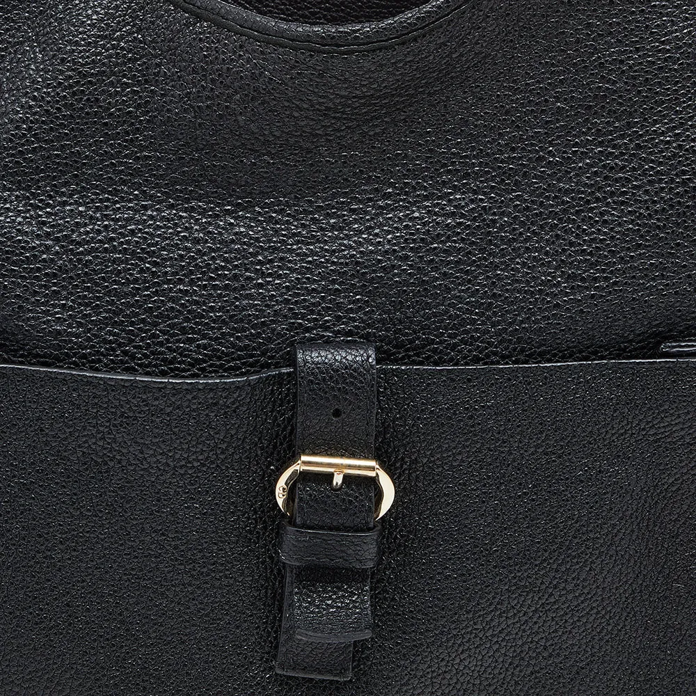 DIOR Black Cannage Leather Bee Hobo