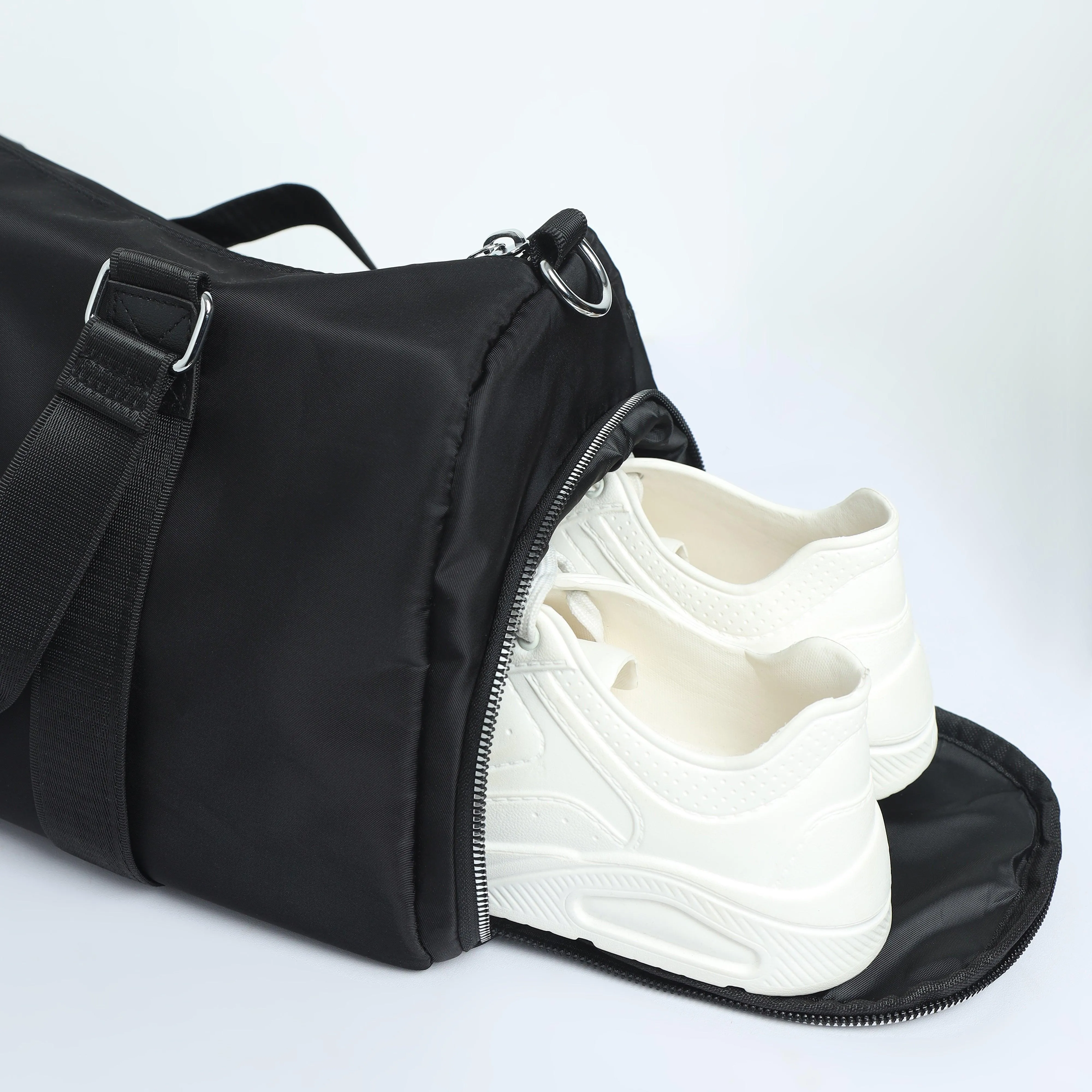 Duffle Gym Bag - Black