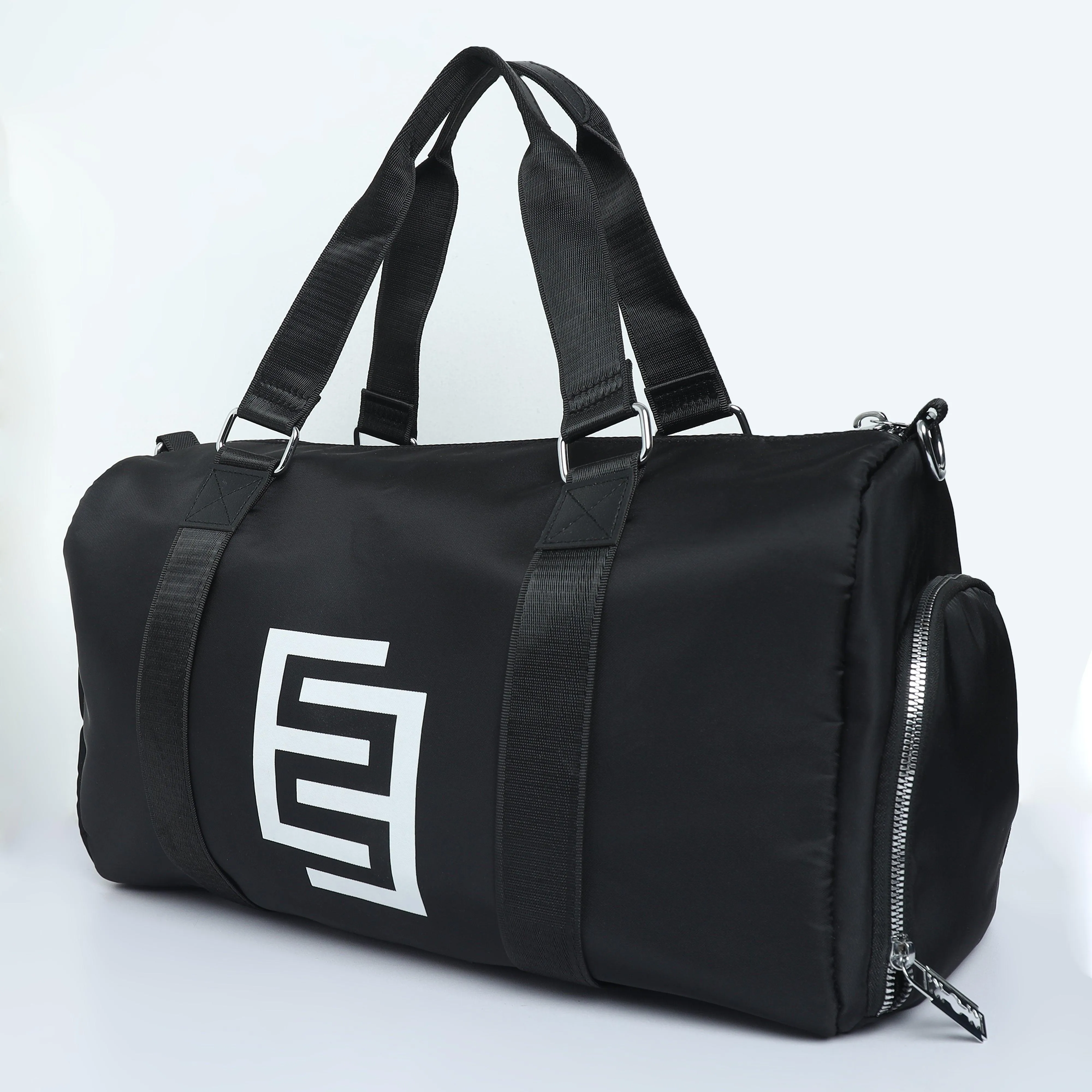 Duffle Gym Bag - Black