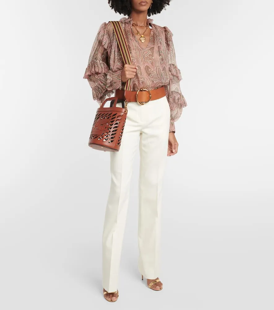 Etro Coffa leather bucket bag