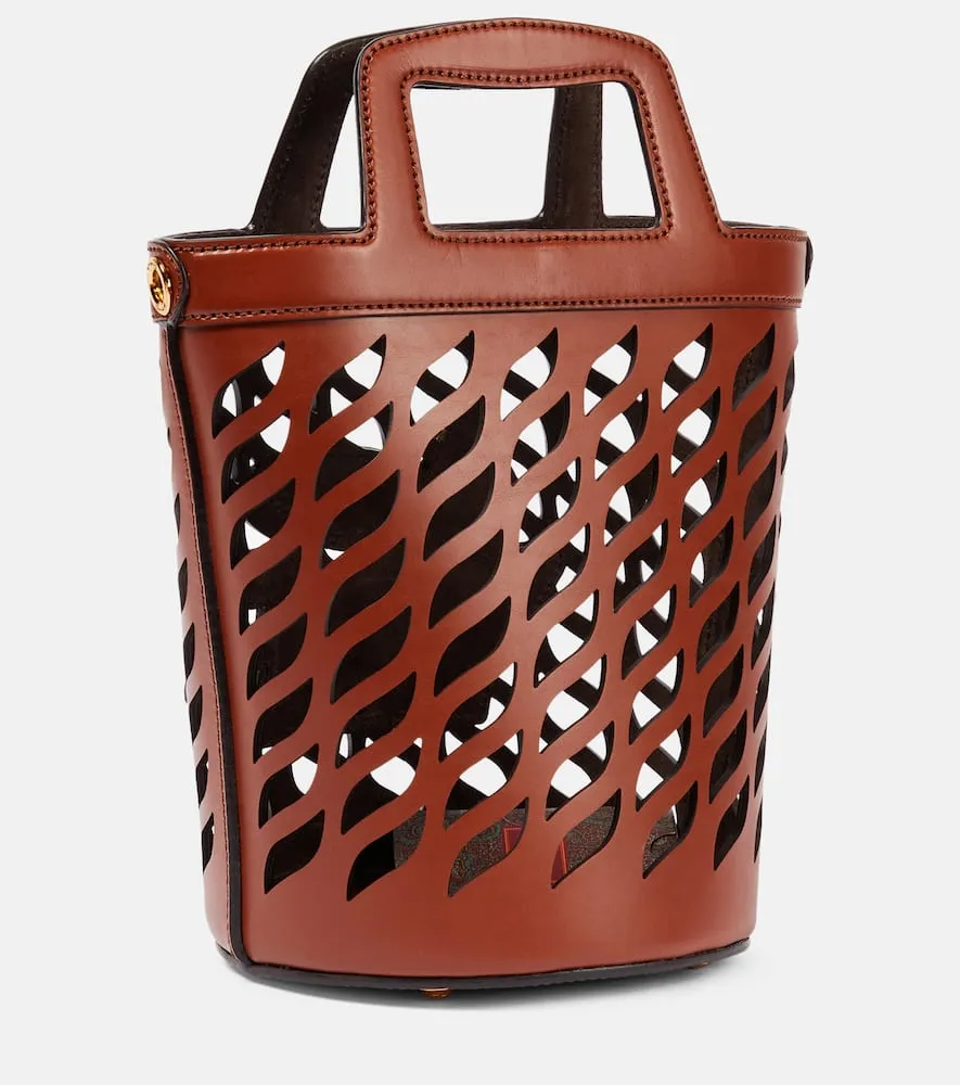 Etro Coffa leather bucket bag