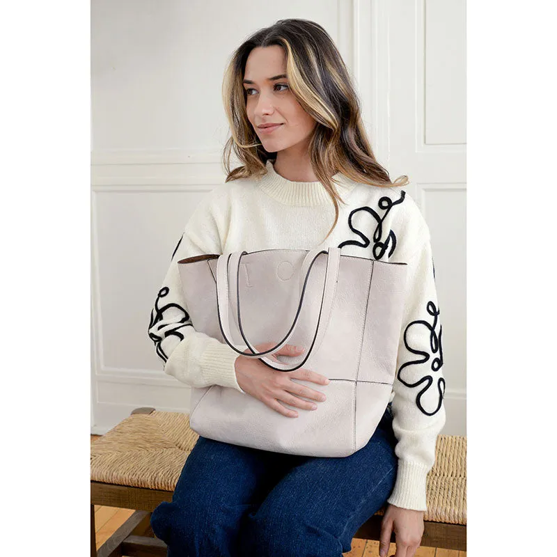 Faith Raw Edge Tote