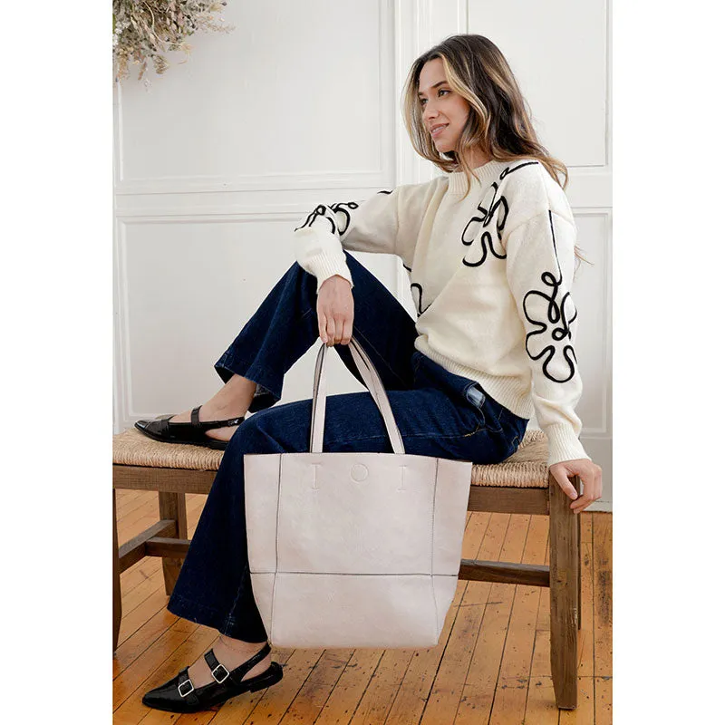 Faith Raw Edge Tote