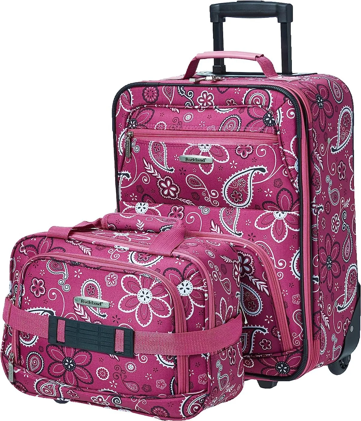 Fashion Soft-side Upright Luggage 2-Piece Set