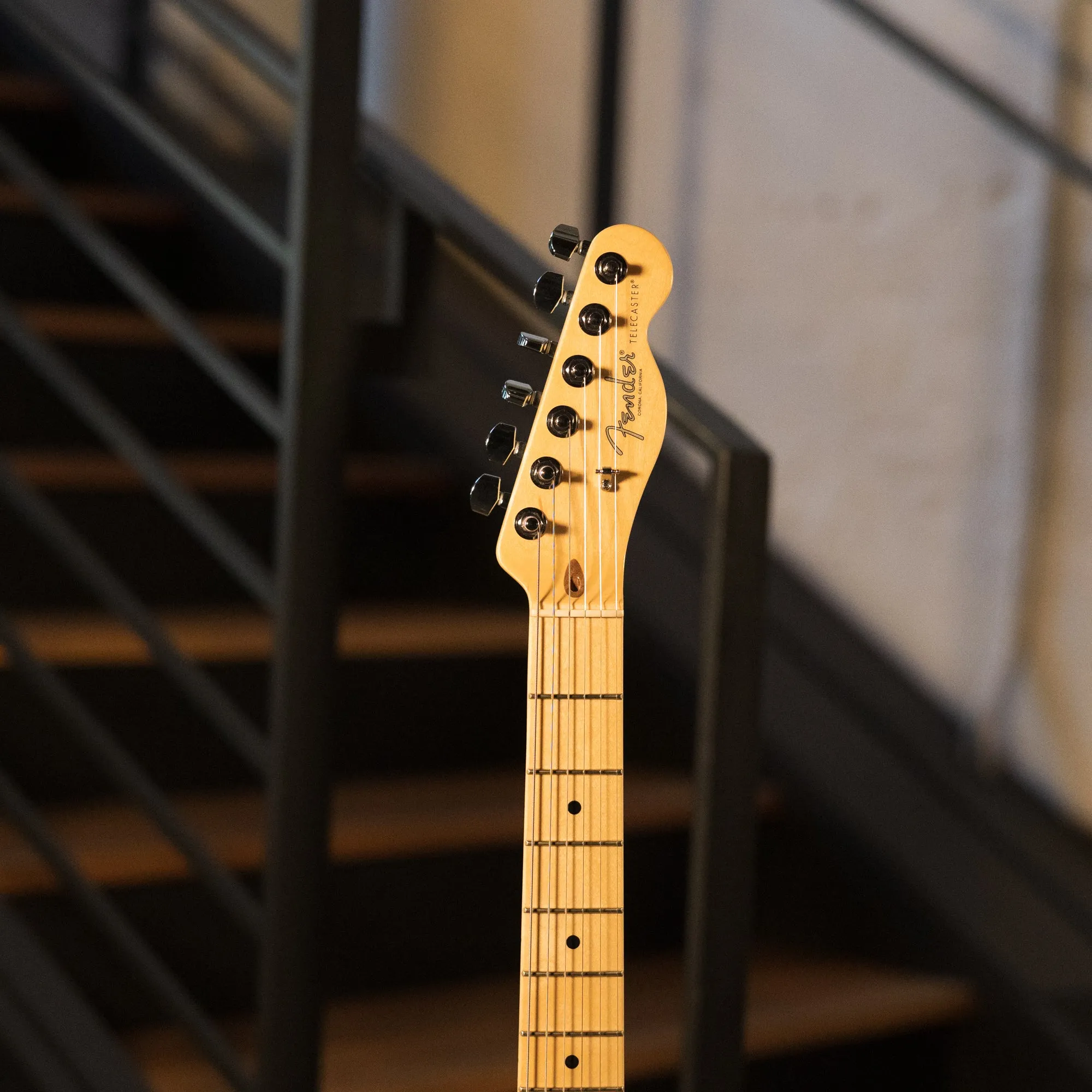 Fender 2018 American Professional Telecaster Electric Guitar Deluxe Shawbucker Natural With OHSC - Used