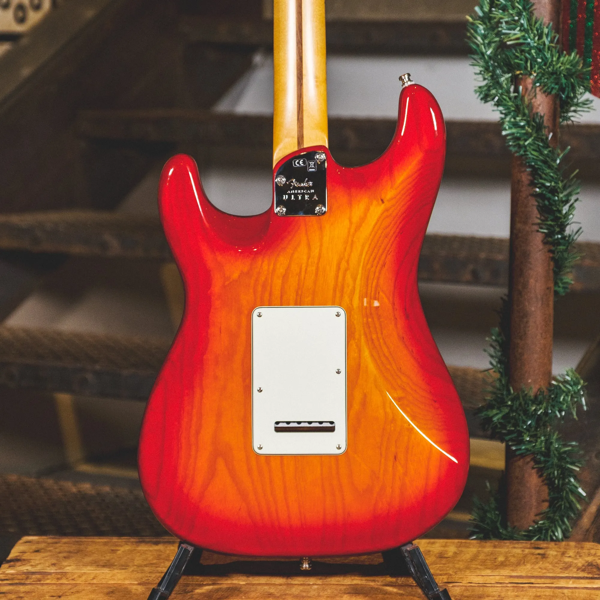 Fender 2020 American Ultra Stratocaster, Plasma Red With OHSC - Used