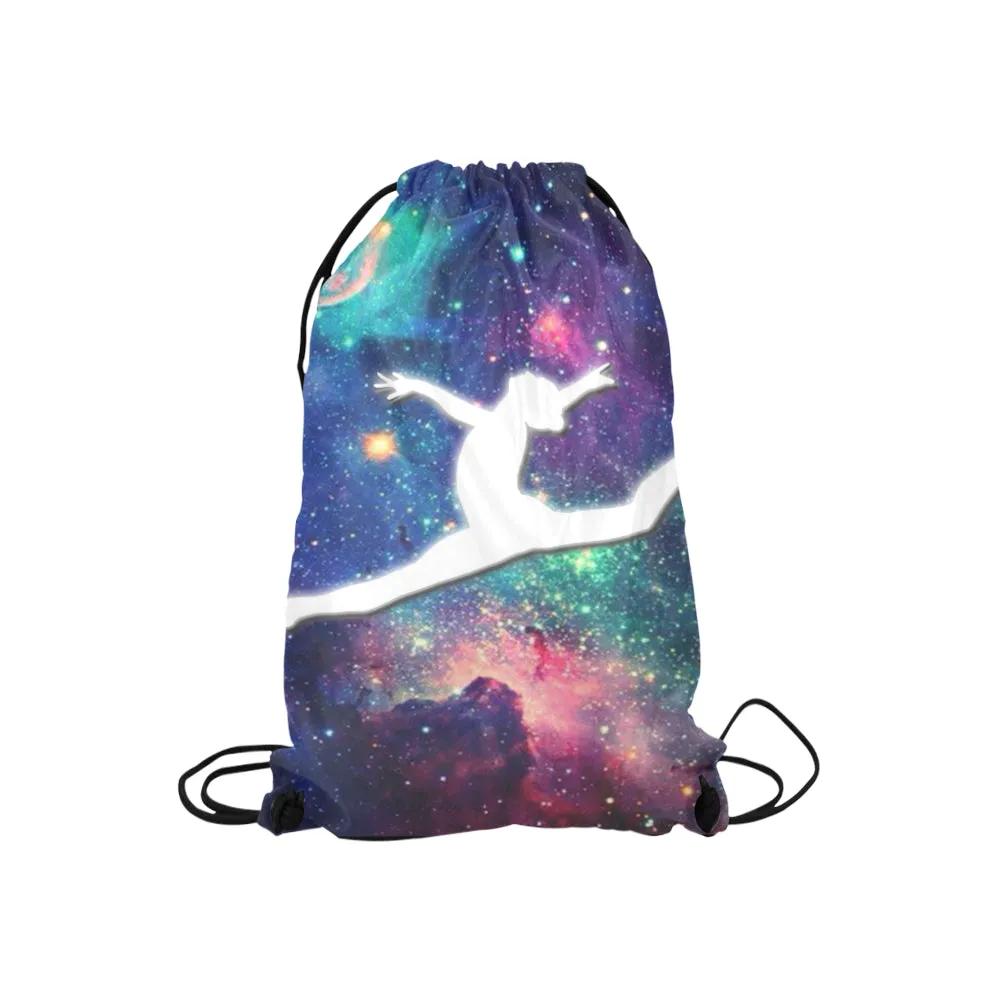 Galaxy Gymnast Drawstring Bag