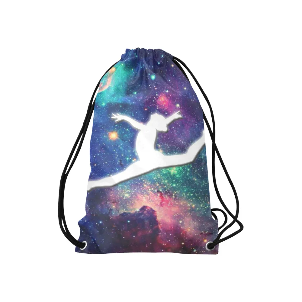 Galaxy Gymnast Drawstring Bag