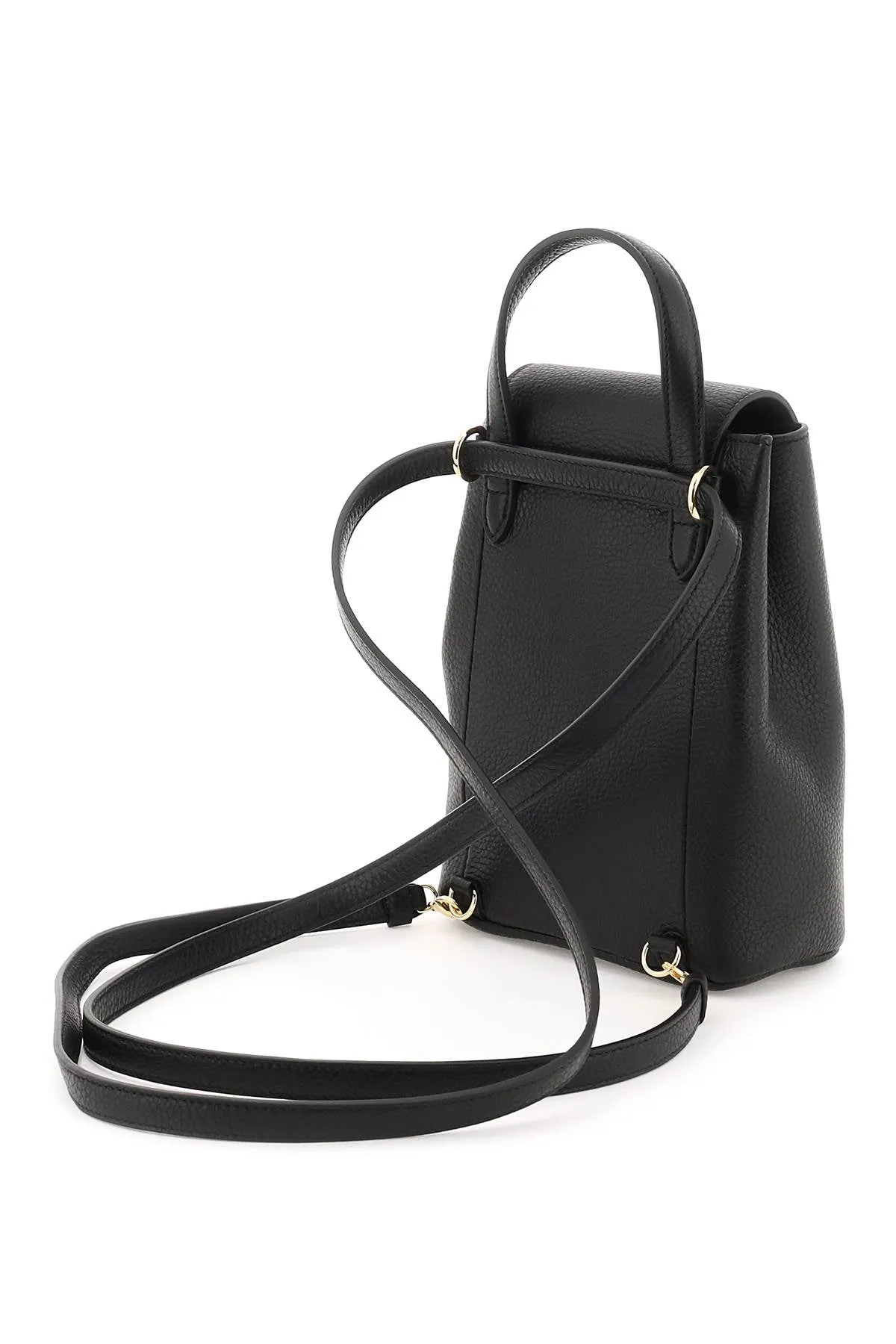 gancini mini leather backpack