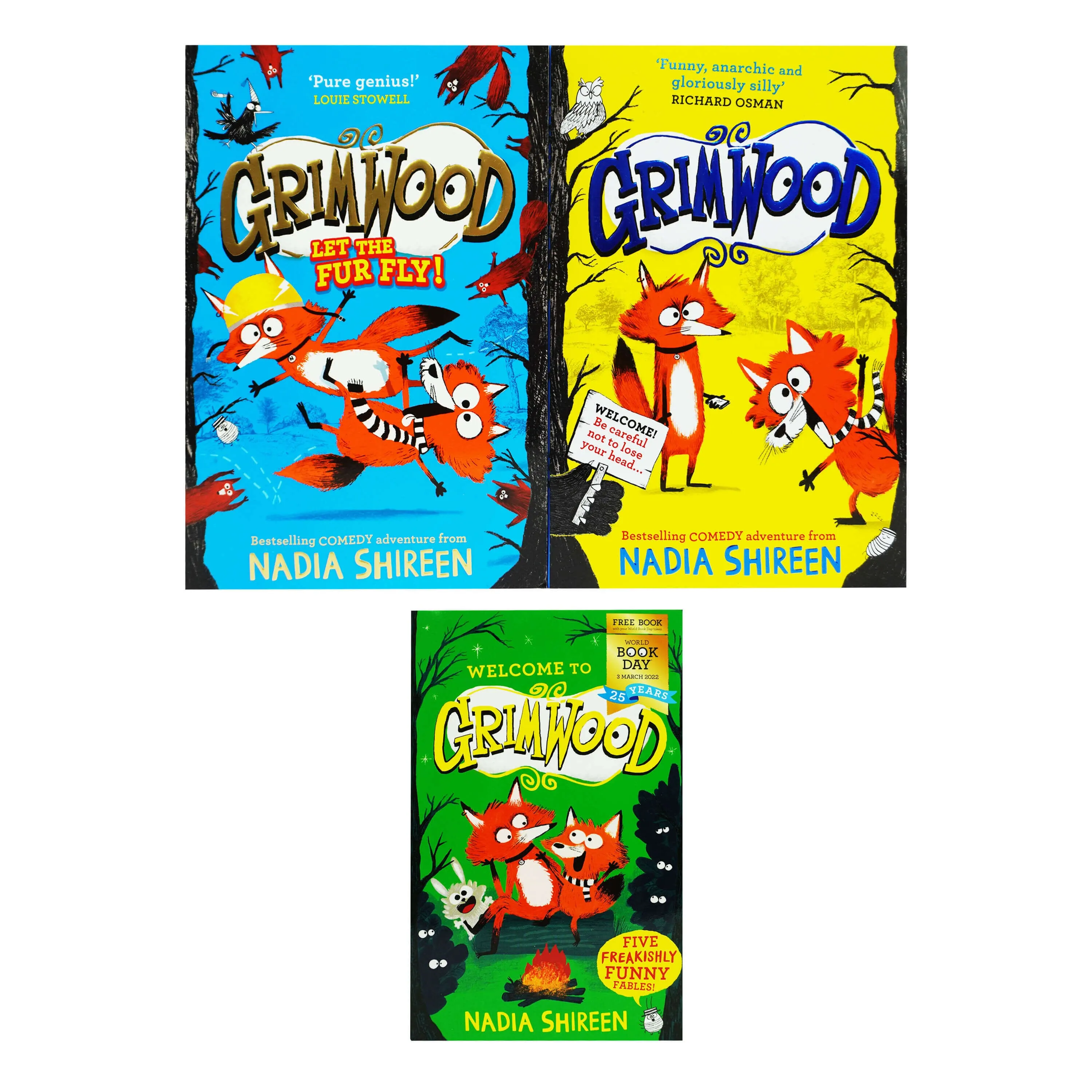 Grimwood Collection by Nadia Shireen 3 Books Set - Ages 5  - Paperback