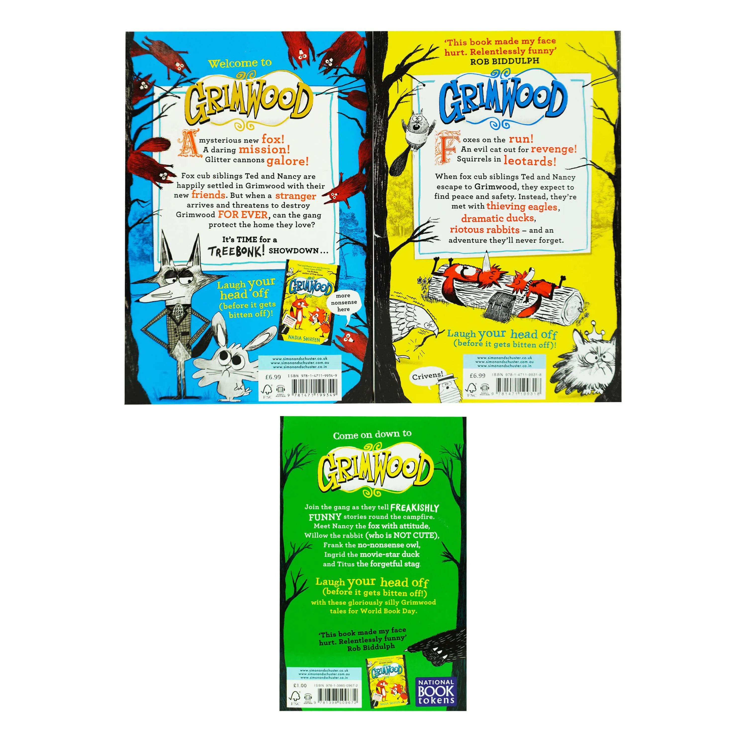 Grimwood Collection by Nadia Shireen 3 Books Set - Ages 5  - Paperback