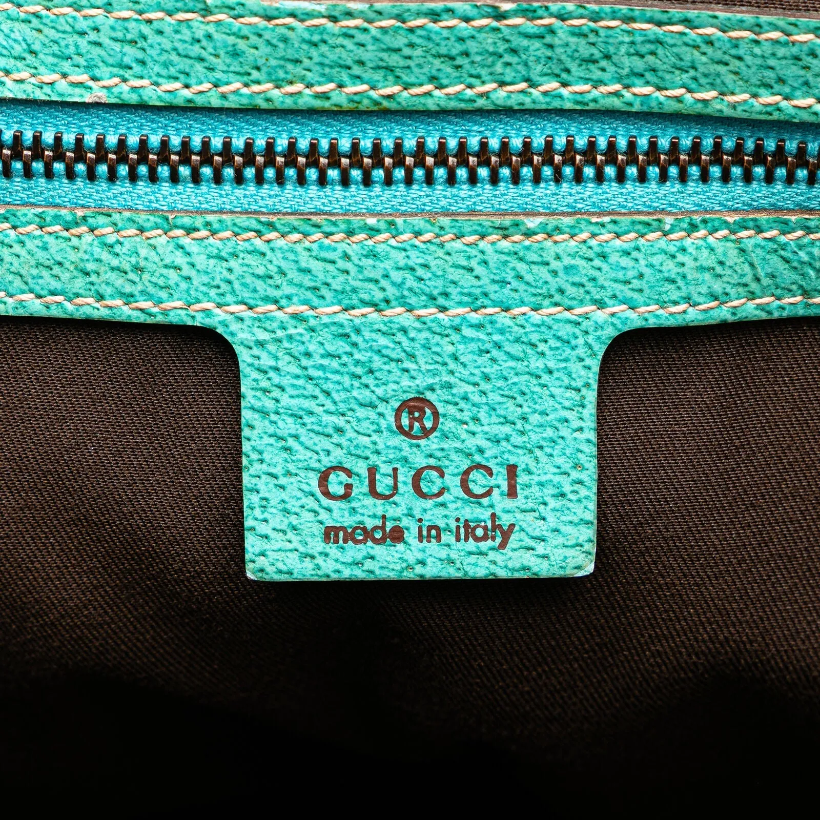Gucci Gg Bamboo Studded Hobo Brown
