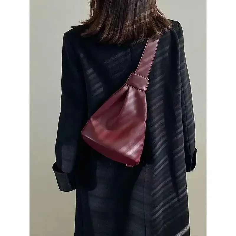 Hannia Faux Leather Sling Cross Body Bag