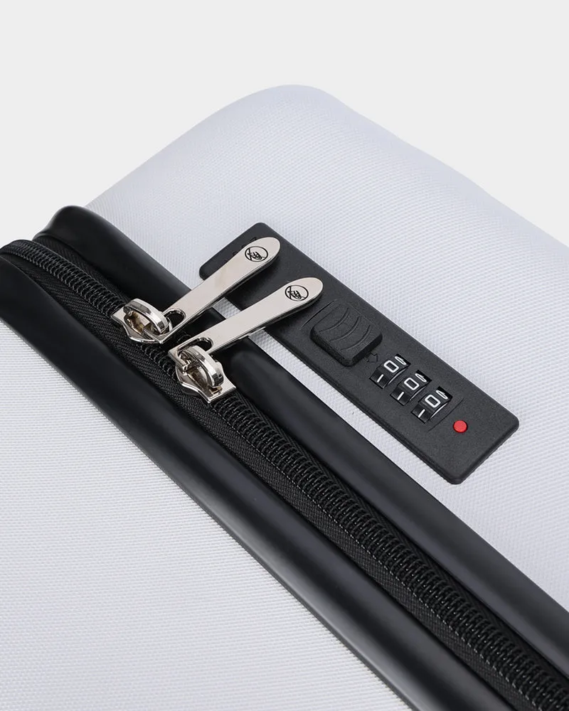 Hard Case 3 Piece Luggage Set in White