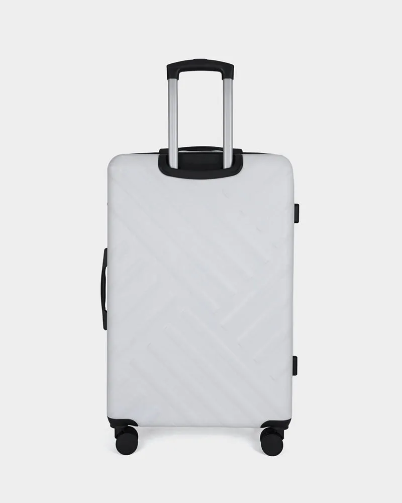 Hard Case 3 Piece Luggage Set in White