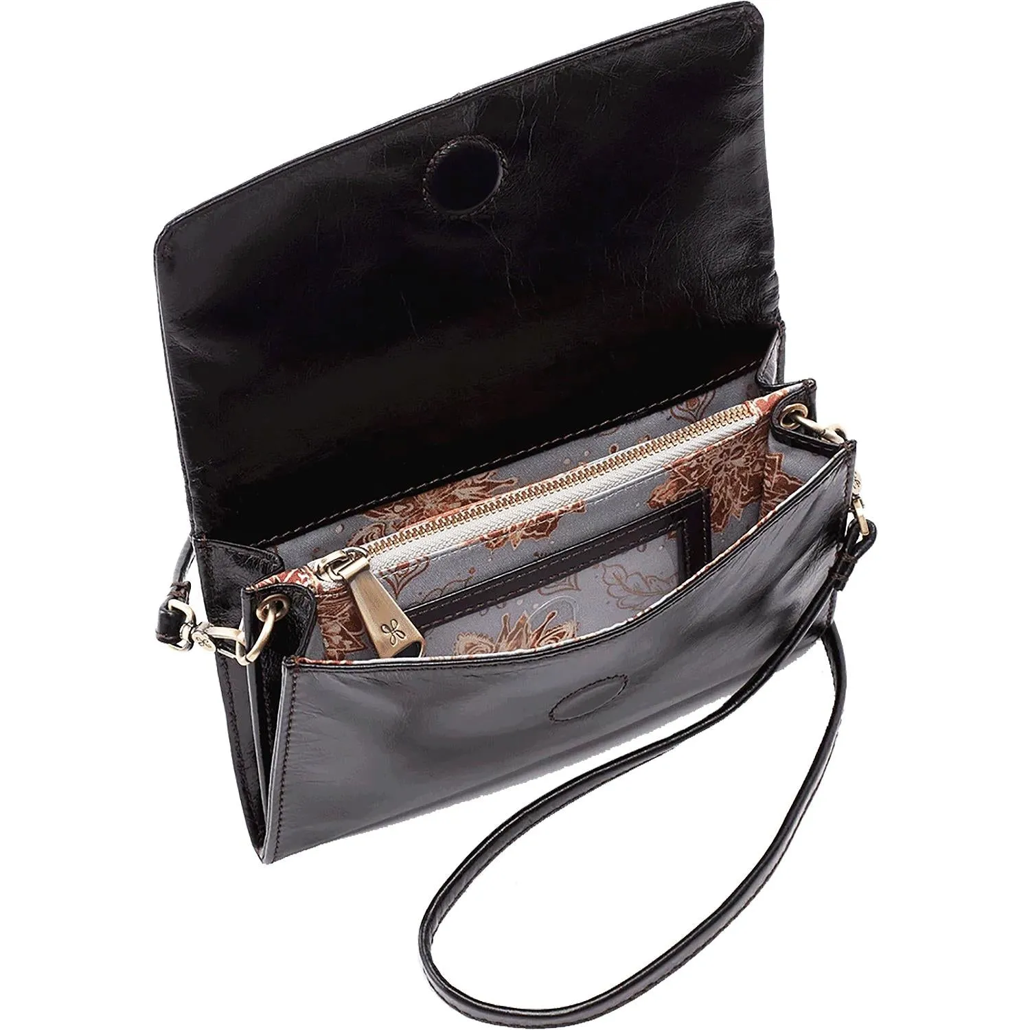 Hobo Jetty Black Vintage Hide Leather