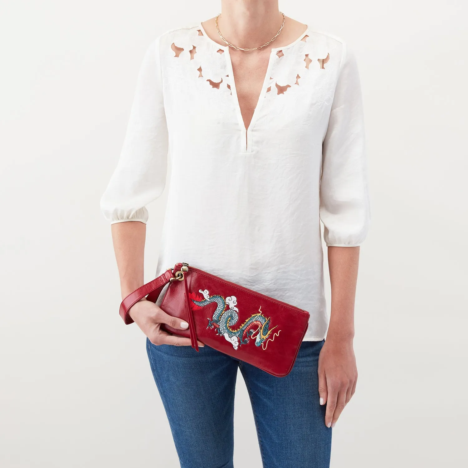 Hobo Zoe Cardinal Vintage Leather