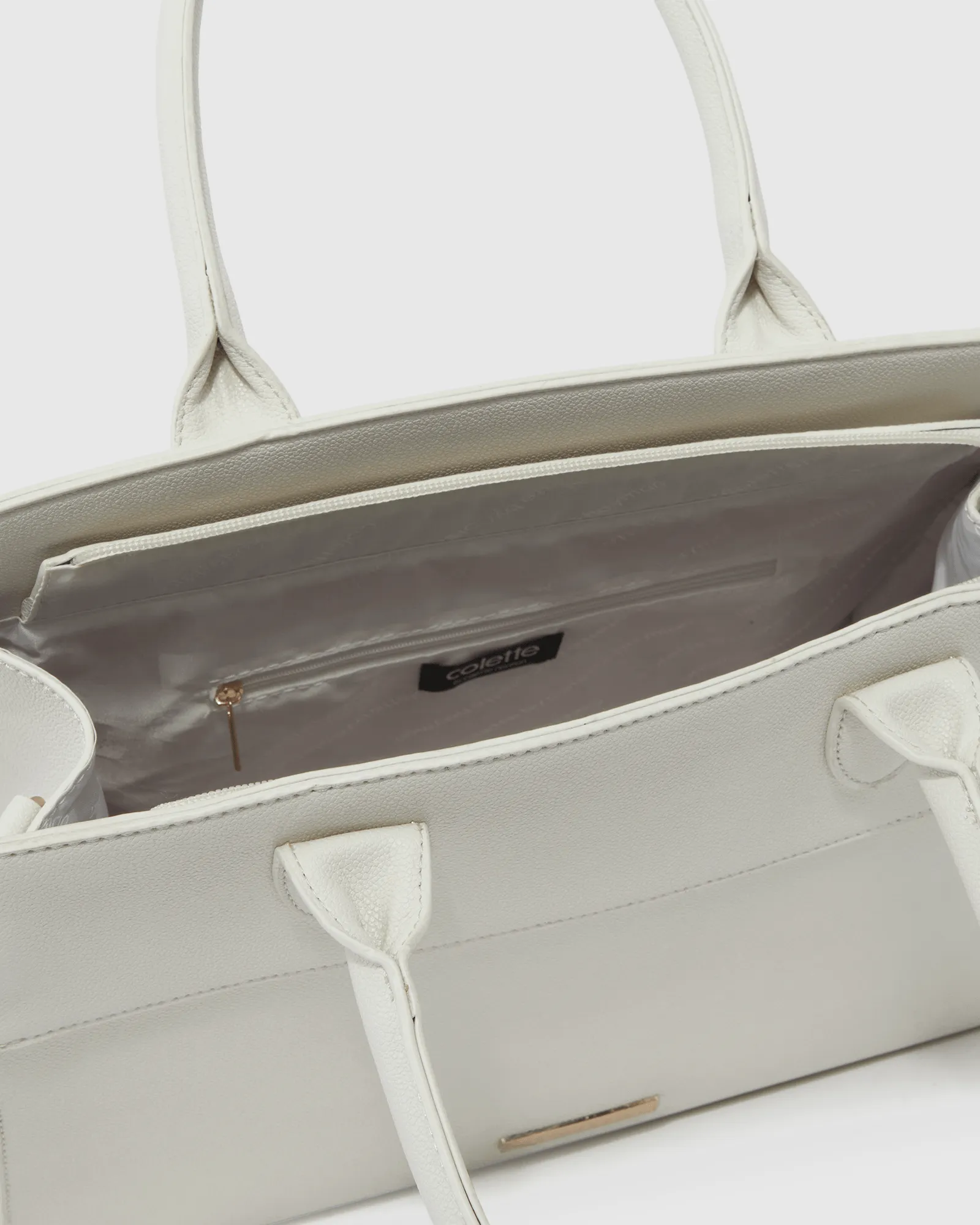 Ivory Tess Large Tote Bag