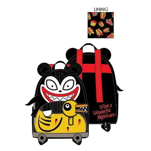 Loungefly x Disney Nightmare Before Christmas Scary Teddy and Undead Duck Mini Backpack