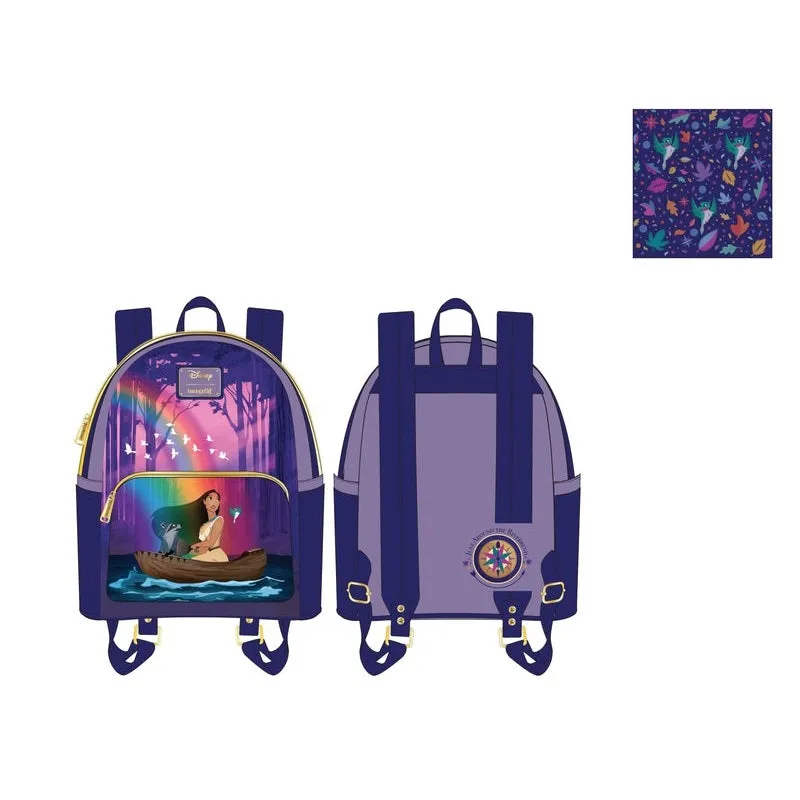 Loungefly x Disney Pocahontas Just Around The Riverbend Mini Backpack