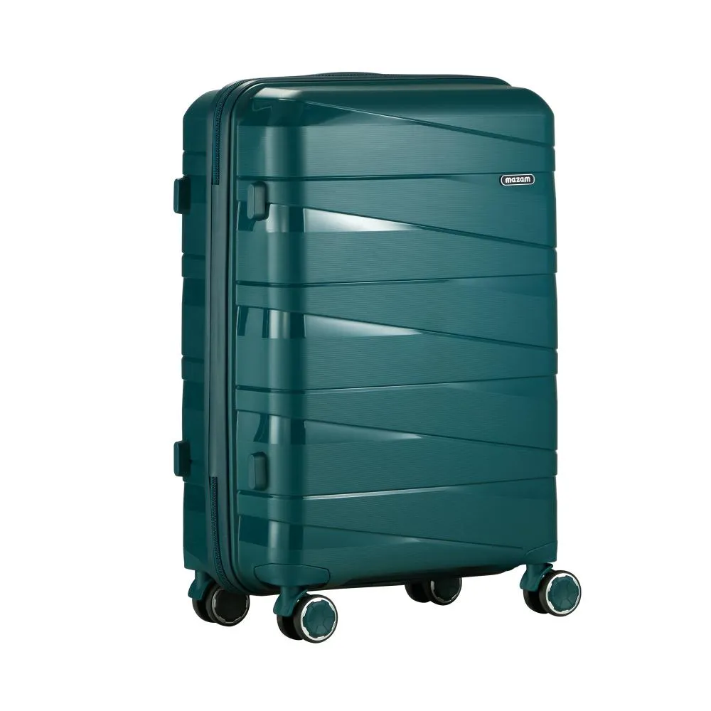 Mazam 28" Luggage Set Travel TSA Lock PP Case Green