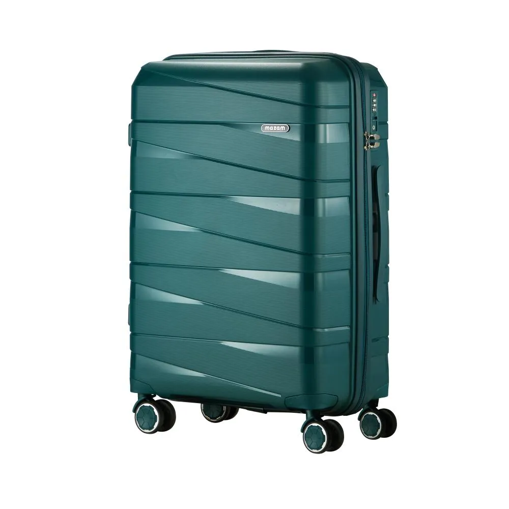 Mazam 28" Luggage Set Travel TSA Lock PP Case Green