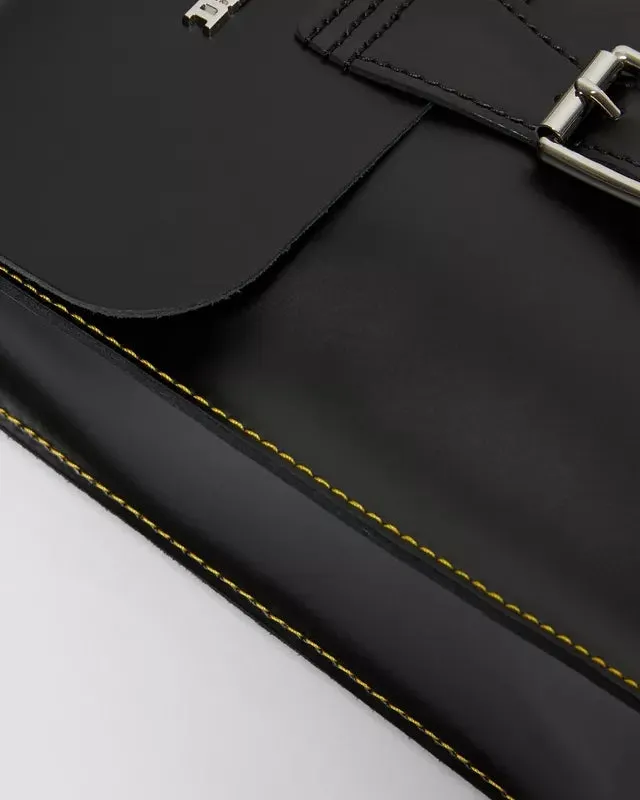 Mini Leather Backpack in Black Kiev & Smooth Leather