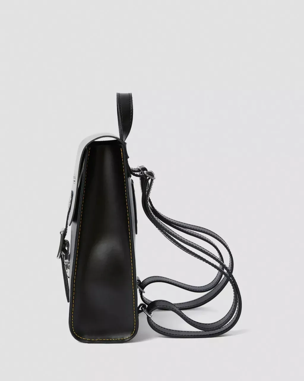 Mini Leather Backpack in Black Kiev & Smooth Leather